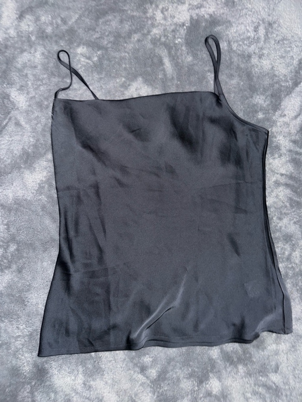 Express Charcoal Gray Satin Camisole